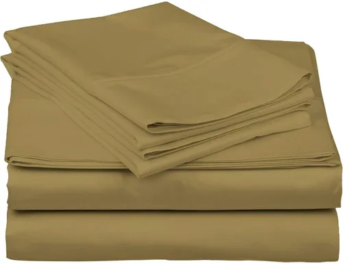 Miniatura 23 de Cotton Home - Juego de sábanas de 4 piezas, tamaño individual, color beige, calidad suave, de lujo, bolsillo profundo de 15 pulgadas y juego de ropa