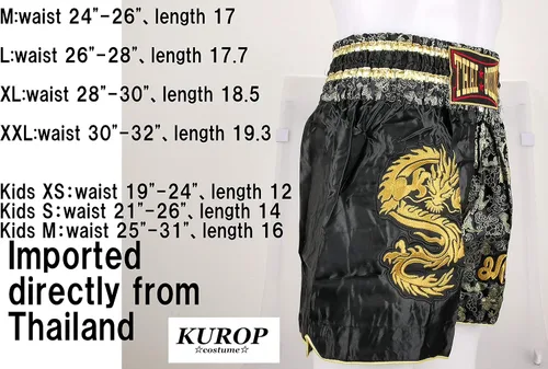 Miniatura 2 de Boxeo Muay Thai Shorts Trunks MMA Artes Marciales Kickboxing Lucha Deporte Ropa
