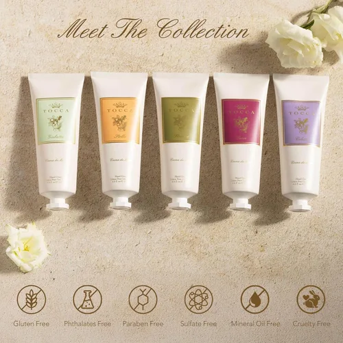 Miniatura 5 de Tocca Crema de Mano Luxe, Crema de manos Colette, 4 onzas, bergamota, sándalo, pimienta rosa, hidratante, de rápida absorción
