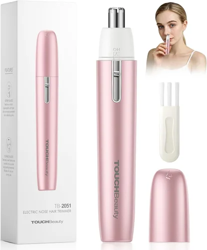 Miniatura 10 de TOUCHBeauty Recortadora eléctrica de pelo de nariz – Recortadora de pelo de nariz con punta redonda, sin dolor, sin tirones, con cuchillas