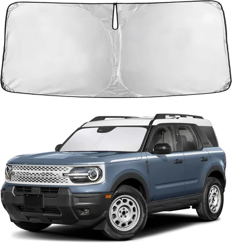 Miniatura 370 de EcoNour Parasol para parabrisas compatible con Hyundai Tucson 2016-2019 2020 2021, visera solar para parabrisas delantero y ventana, bloqueador
