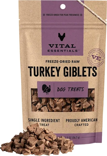 Miniatura 13 de Vital Essentials Golosinas liofilizadas para perros Pechuga de pollo, ingrediente único Calidad premium Golosinas de entrenamiento sin granos