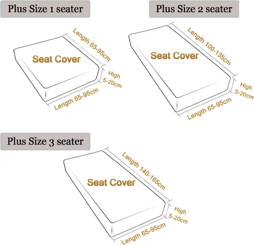 Miniatura 7 de MIFXIN Funda de sofá elástica de terciopelo, cubierta de cojín de sofá de 1 pieza, funda universal elástica resistente al desgaste, protector