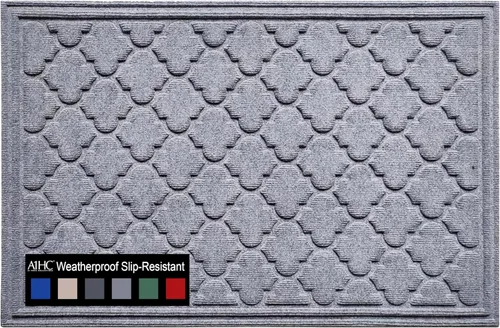A1HC - Tapete de puerta multiusos duradero, para interiores y exteriores, fácil de limpiar, impermeable, para todo tipo de clima, patio, garaje,