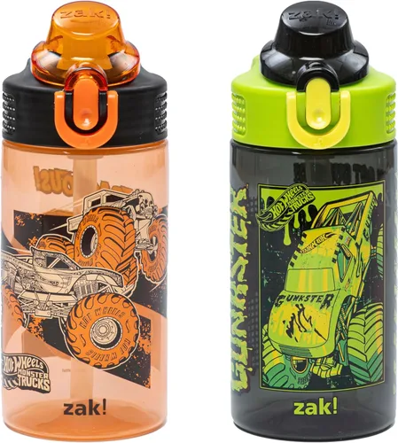Miniatura 15 de Zak Designs Marvel Spider Man - Botella de agua para niños con cubierta de boquilla y aro de transporte, hecha de plástico duradero, diseño