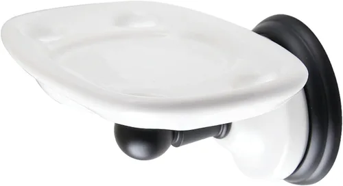 Miniatura 4 de Kingston Brass BA1116C - Soporte para cepillo de dientes y vaso victoriano, cromo pulido, longitud de 5-1/4 pulgadas, espacio libre de pared
