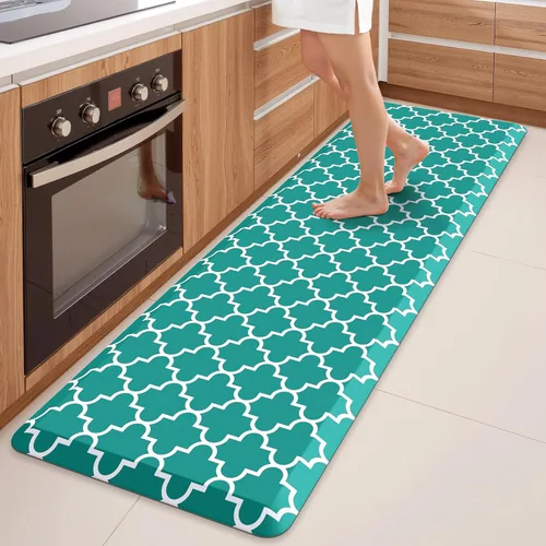 Miniatura 69 de WISELIFE - Tapete antifatiga para piso de 4/5 pulgadas, tapete de cocina antideslizante, impermeable, resistente, ergonómico, cómodo, duradero