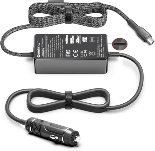 para Acer HP Dell MSI Surface Pro USB C Cargador de coche portátil 100 W puerto C Cargador portátil para MacBook Pro Air Lenovo Asus LG Gram Razer