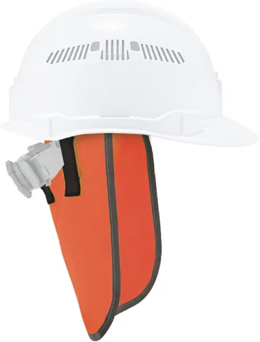 Miniatura 7 de Ergodyne - 29063 GloWear 8006 - Sombra de cuello para casco de alta visibilidad con ribete reflectante, color lima, 1 unidad (paquete de 1)