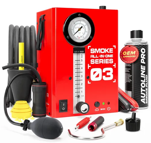 *Modelo de actualización 2025* Máquina de humo automotriz con el mejor fluido de humo clasificado - Detector de fugas EVAP con compresor de aire