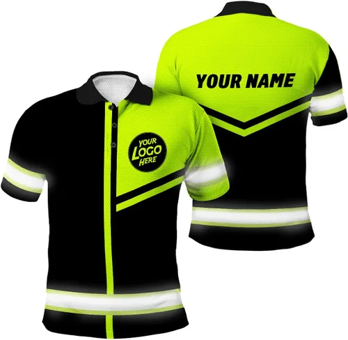 Miniatura 18 de Uniform Company - Polo reflectante de alta visibilidad para hombres y mujeres, polo de seguridad, ropa de trabajo para trabajadores Sudadera
