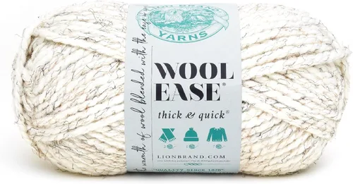 Miniatura 170 de Lion Brand Yarn - Ovillo de lana Wool-Ease Thick & Quick color fuerza aérea