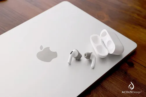 Miniatura 4 de ACOUS Design Purest Pro - Fundas de silicona antideslizantes para audífonos deportivos de repuesto para mejorar la calidad de sonido, compatible