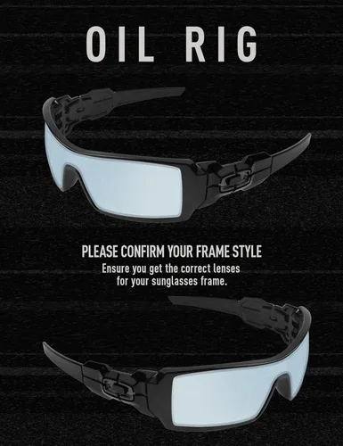 Miniatura 3 de ToughAsNails 3 pares de lentes de repuesto polarizadas para Oakley Oil Rig Pack-BS25
