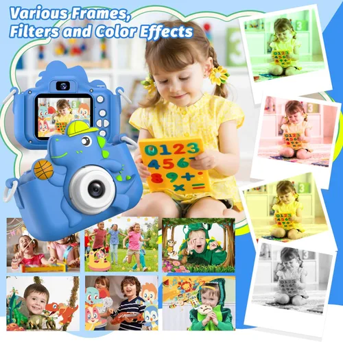Miniatura 5 de Juguete de cámara para niños, masterbee para niños de 3 a 12 años, regalos de Navidad/cumpleaños para niñas, video HD 1080P, regalo para niñas de 3