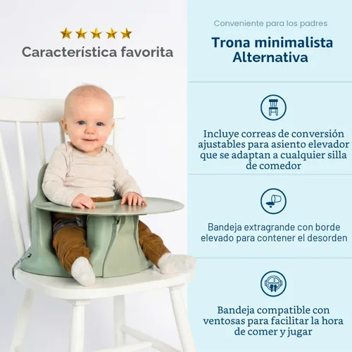 Miniatura 3 de Upseat – El asiento original ergonómico para piso y elevador de bebé con bandeja, desarrollado con fisioterapeutas para postura erguida y desarrollo