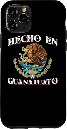 Funda con emblema de la bandera de México para iPhone 11 Pro hecha en Guanajuato