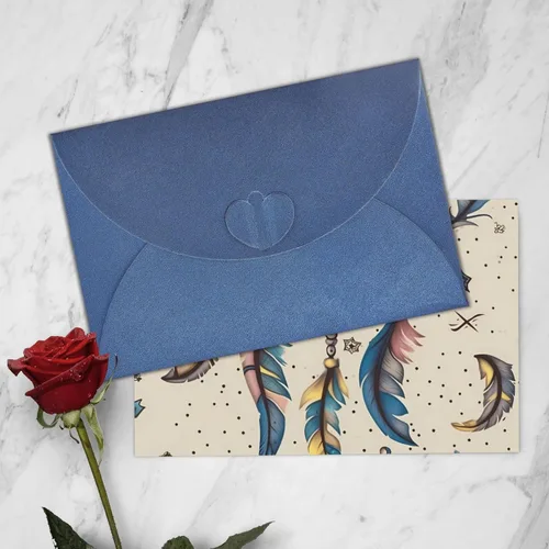 Miniatura 7 de Tarjetas de cumpleaños con sobres, atrapasueños y luna, tarjetas de boda, tarjetas de condolencias, tarjetas de agradecimiento en blanco dentro