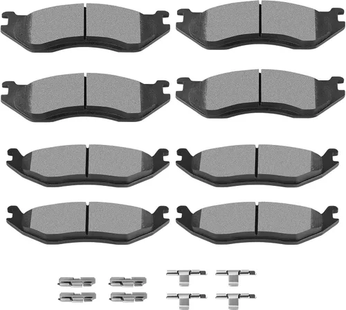 Miniatura 16 de SCITOO - Juego de 8 pastillas de freno de cerámica, para Infiniti EX35, EX37, FX35, FX37, FX45, G25, G35, G37, M35h, M37, M37, M56, Q40, Q70L, QX50