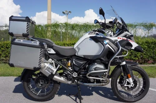 Miniatura 3 de gs000251 - Calcomanías reflectantes para motocicleta BMW GS Adventure Touratech alforjas y maletín superior, color negro reflectante