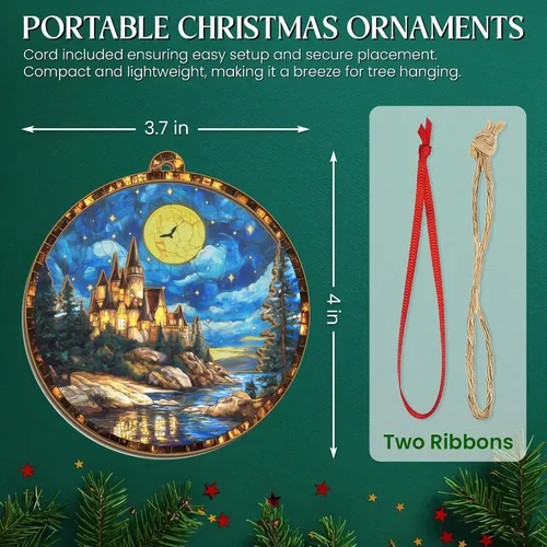 Miniatura 3 de GEEMBI Regalos de fantasía de Navidad para mujeres y hombres – Adornos de Navidad de atrapasoles 2025 – Decoración de fantasía de noche mágica