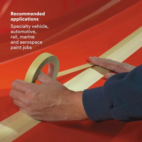 Miniatura 6 de Scotch Fine Line Tape 218, alto rendimiento, plástico de polipropileno, adherencia instantánea, resistente a la humedad y a los disolventes