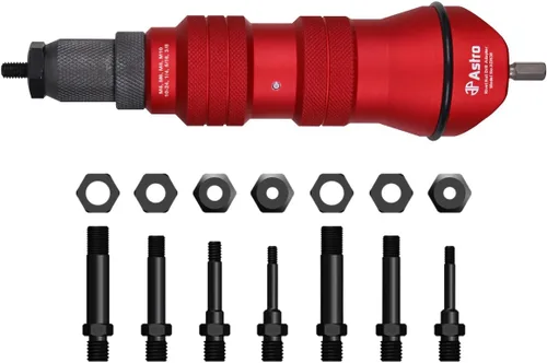 Miniatura 5 de Kit de adaptador de tuerca de remache para taladro ADN14 de Astro Pneumatic Tool y kit de adaptador de tuerca de remache ADN38 XL - Capacidad de 3/8