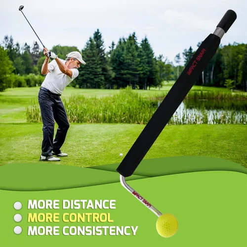 Miniatura 3 de IMPACT SNAP & Combo de accesorios para cabeza de palo (solo diestros), entrenador de swing de golf/ayuda de entrenamiento de swing de golf