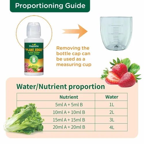 Miniatura 5 de Nutrientes hidropónicos, Solución integral de nutrientes, Fertilizante hidropónico, Solución hidropónica, Compatibilidad universal, Líquido fácil
