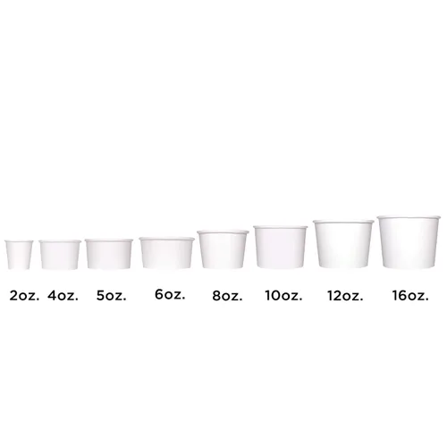 Miniatura 9 de Karat C-KDP2W - Vaso de papel de 2 onzas, color blanco (paquete de 2000)