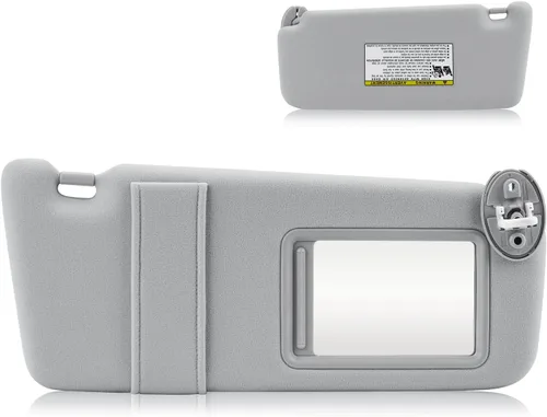 Miniatura 10 de Visera solar con luz para Toyota Venza 2009-2016 con techo corredizo, reemplazo de visera solar beige del lado izquierdo del conductor 74320-0T021-A1