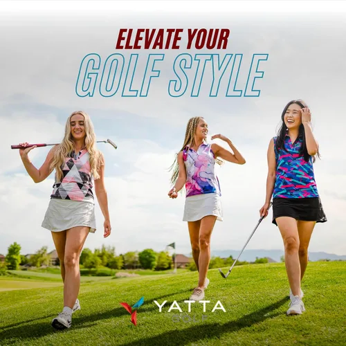 Miniatura 14 de YATTA GOLF Polo de golf sin mangas para mujer, absorbe la humedad, cuello en V, para golf, entrenamiento, golf