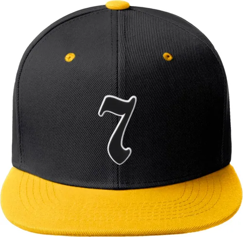Miniatura 1621 de Daxton Gorra clásica con visera de billete plano con letras del alfabeto inglés antiguo de la A a la Z