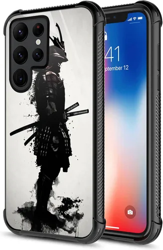 Miniatura 545 de CARLOCA Funda compatible con Samsung Galaxy S22 Ultra, diseño gráfico de Star Howling Wolfs Samsung Galaxy S22 Ultra, diseño gráfico, a prueba