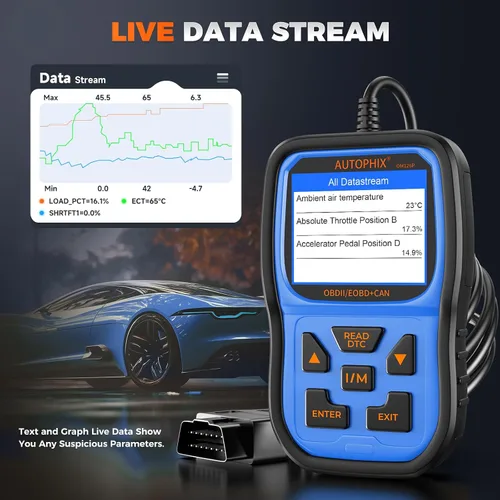 Miniatura 6 de AUTOPHIX Escáner OM126P+ OBD2, lector de código de luz de verificación del motor, escáner de código de automóvil para diagnóstico automotriz, leer