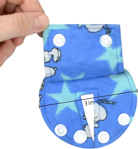 Miniatura 3 de Almohadillas para tubo de alimentación, almohadilla de botón de tubo G con cubierta para tubo G o tubo en J, reutilizable y cómodo, paquete de 7
