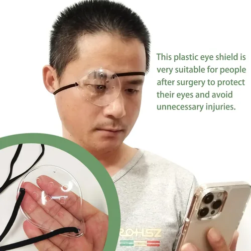 Miniatura 7 de Eye Shield after Cataract Surgery,Transparent Ventilated Cataract Eye Shield For Sleeping Negro