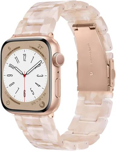 Miniatura 53 de V-MORO - Correas de resina compatibles con Apple Watch Series 11/10/9/8/7 y SE/6/5/4/3/2/1/SE3 de 1.49, 1.57, 1.61, 1.65 pulgadas, correa ligera