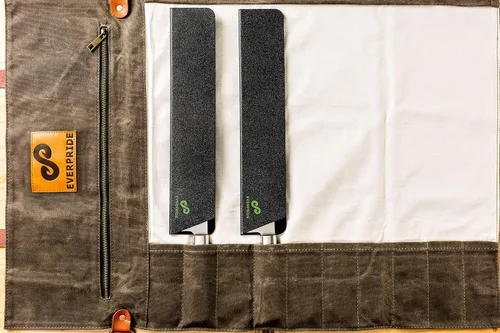 Miniatura 6 de EVERPRIDE Juego de protectores de cuchillos de chef de 14 pulgadas (juego de 2 piezas) fundas largas para cuchillos de chef, duraderas, sin BPA