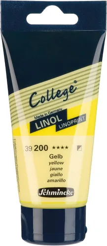 Miniatura 15 de Schmincke - College Linol, Artists' Lino Colors Negro 8.0 fl oz, 39700053, Tinta de impresión de lino a base de agua de bajo olor, impresión rápida