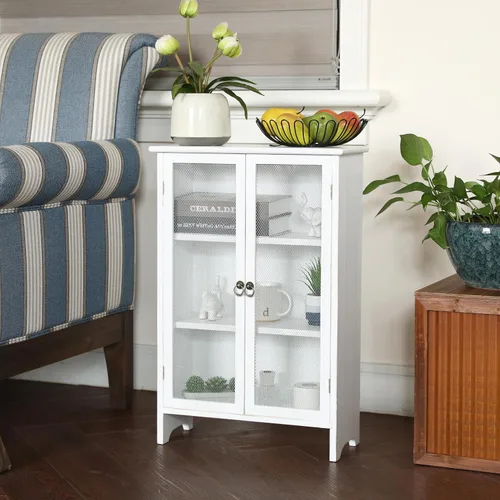 Miniatura 6 de COLLECTIVE HOME - Gabinete de almacenamiento, gabinete organizador de 30 pulgadas, gabinete de baño de madera maciza con 2 puertas, ya montado, 20 x