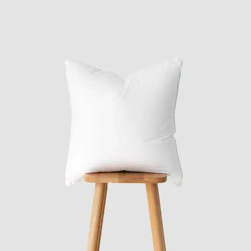 Hofdeco Premium Relleno de almohada, 20 x 20 pulgadas (para funda de tamaño de 18 x 18 pulgadas), resistente al agua, sintético para patio, banco,