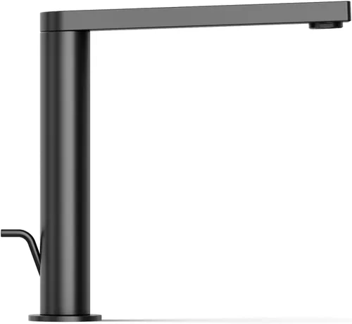 Miniatura 7 de Kohler 73168-4-BL Composed - Grifo alto para lavabo de baño con manija de palanca, 1.2 gpm, negro mate Mate negro