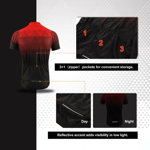 Miniatura 5 de BERGRISAR Maillots de ciclismo de manga corta para hombre