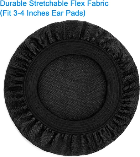 Miniatura 3 de Protectores de tela flexible para los oídos, elásticos y lavables para Beats Studio 3/2, Bose QC35 25 15 y otros auriculares con almohadillas de 3 a