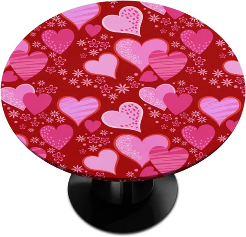 Miniatura 39 de Mantel Redondo con Elástico para Mesa de Playa, Diseño de Estrella de Mar, Cubierta de Mesa Circular, Impermeable, Lavable, de Poliéster, Pequeñas