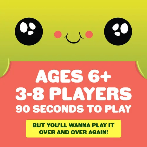 Miniatura 8 de Exploding Kittens Happy Salmon 3-8 Jugadores - Edades 6+ - Rondas de 90 Segundos - Juego de cartas fácil de aprender y de emparejar rápido - Juego