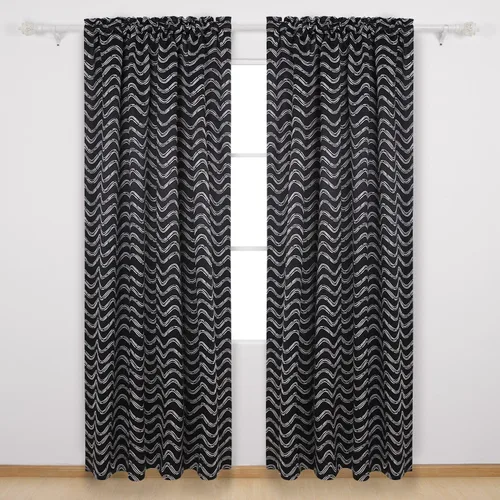Miniatura 27 de Deconovo - Cortinas opacas para oscurecer la habitación, con aislamiento térmico, cortinas con ojales