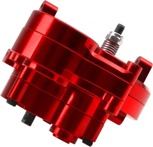 Miniatura 4 de Caja de cambios de transmisión de metal con engranaje de motor compatible con MN Modelo MN86 MN86K MN86KS G500 1/12 RC Crawler Car (rojo)