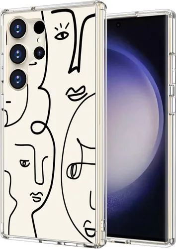 Miniatura 20 de ICEDIO Funda para Samsung Galaxy S23 Plus, delgada, transparente, con diseños de moda, para niñas y mujeres, funda protectora duradera y resistente